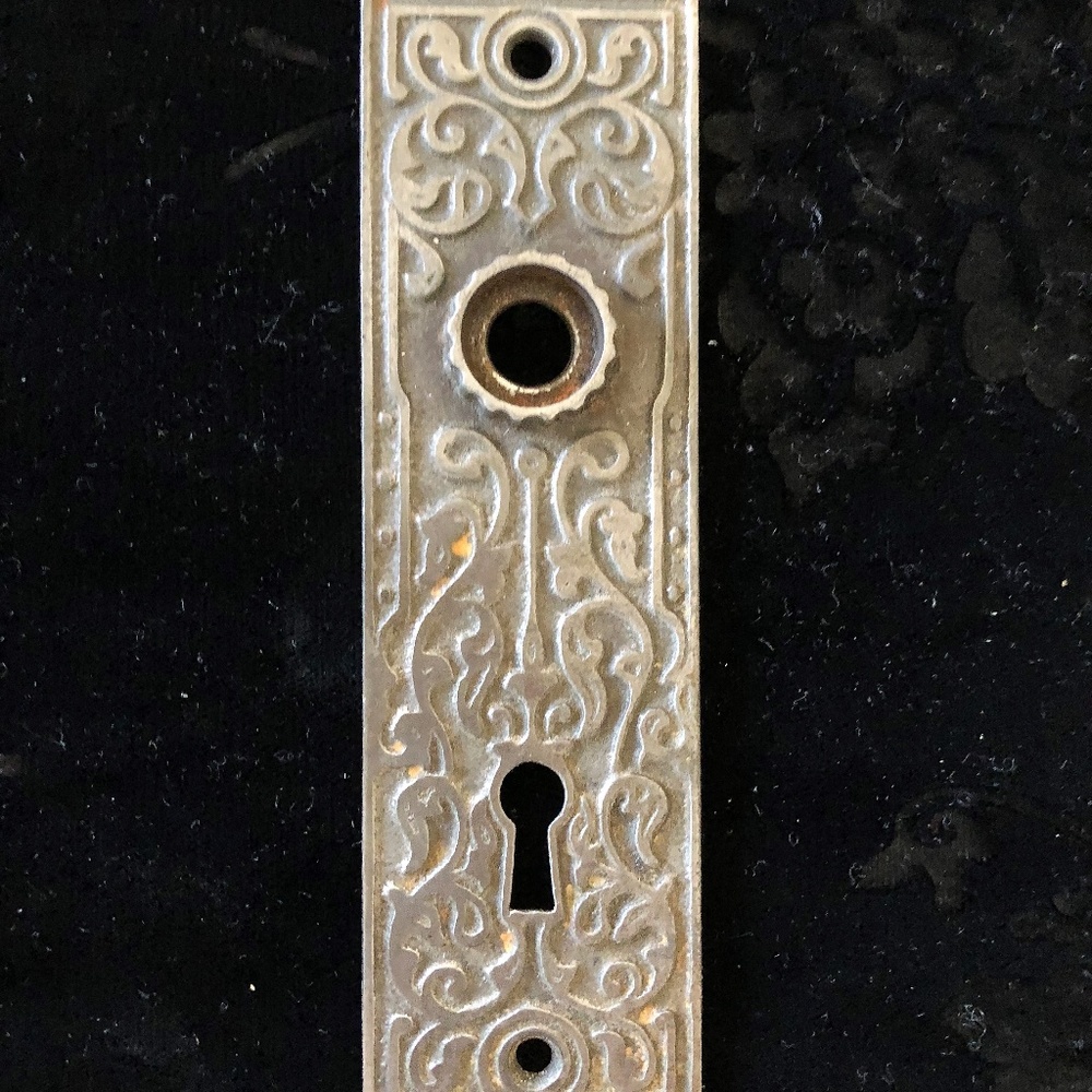 Victorian Brass Door Plate